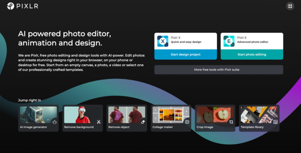 Free Graphic Design Tool - Made For Everyone Pixlr: Intuitive Online Editing