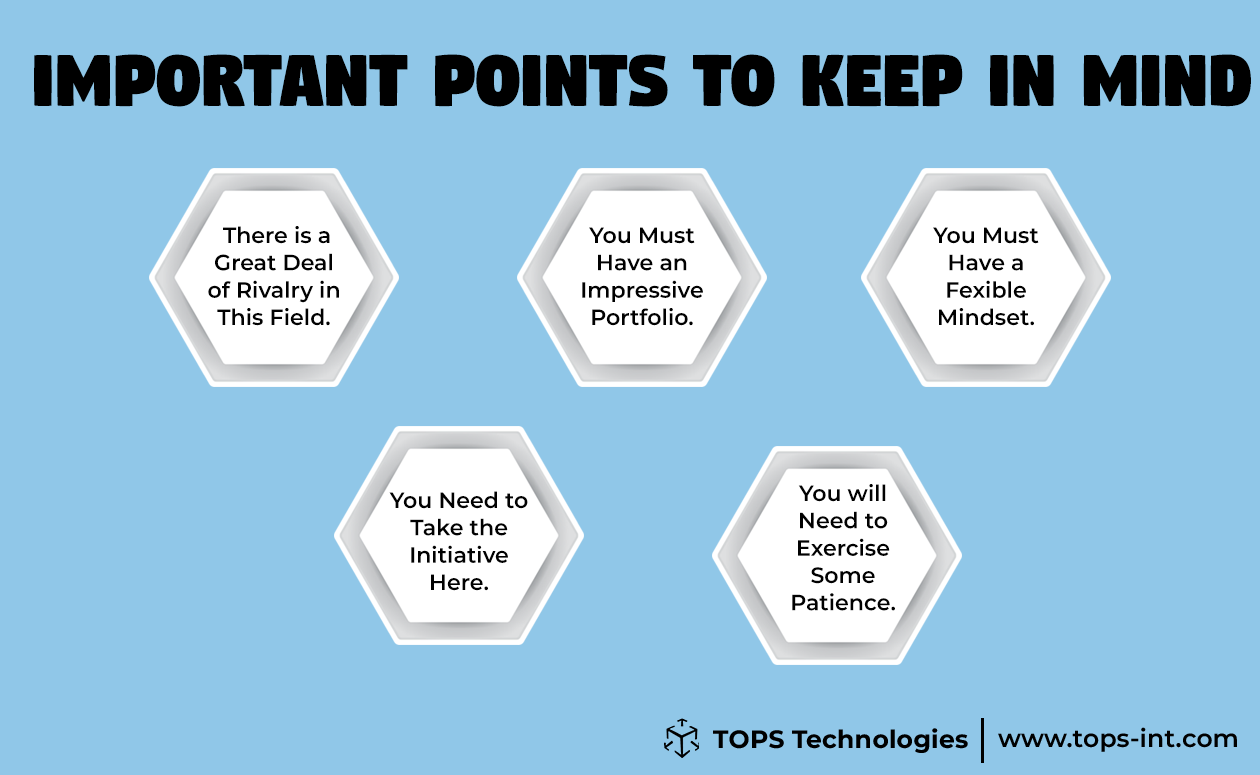 Important points to keep in mind Graphic designer